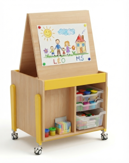 meuble chevalet mobile double face k’briol 